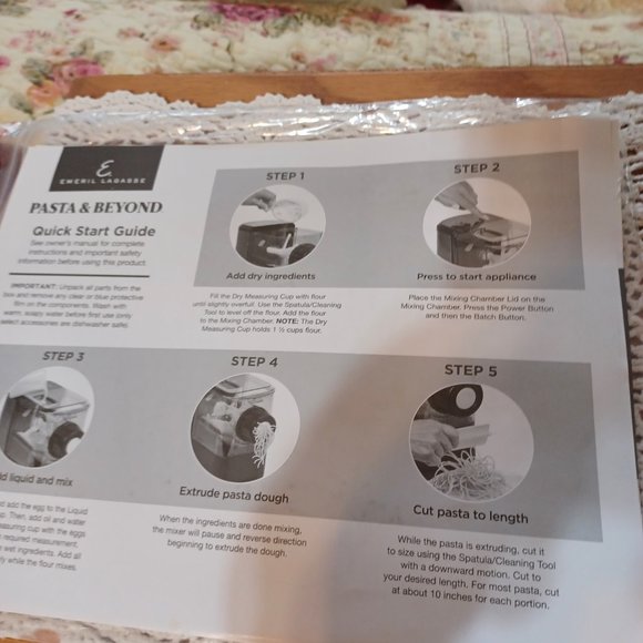 Emeril Lagasse Pasta and Beyond Machine - Picture 3 of 5